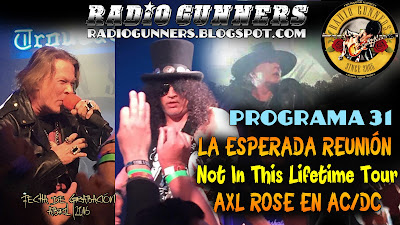 PROGRAMA 31 RADIO GUNNERS - ¡Guns n' Roses por fin vuelven! PLANTILLA