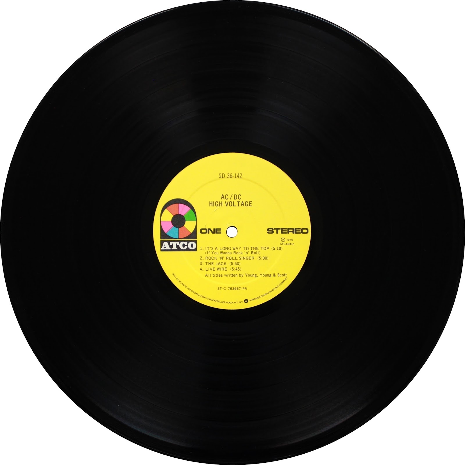 1976 High Voltage - AC/DC - Rockronología