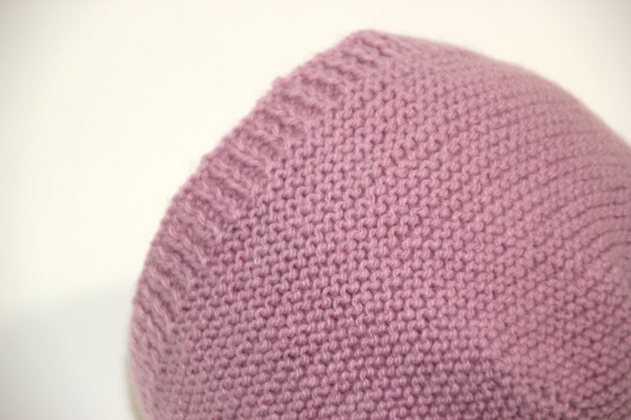 DIY Tejer Bebé: Cómo hacer capota de punto con dos agujas