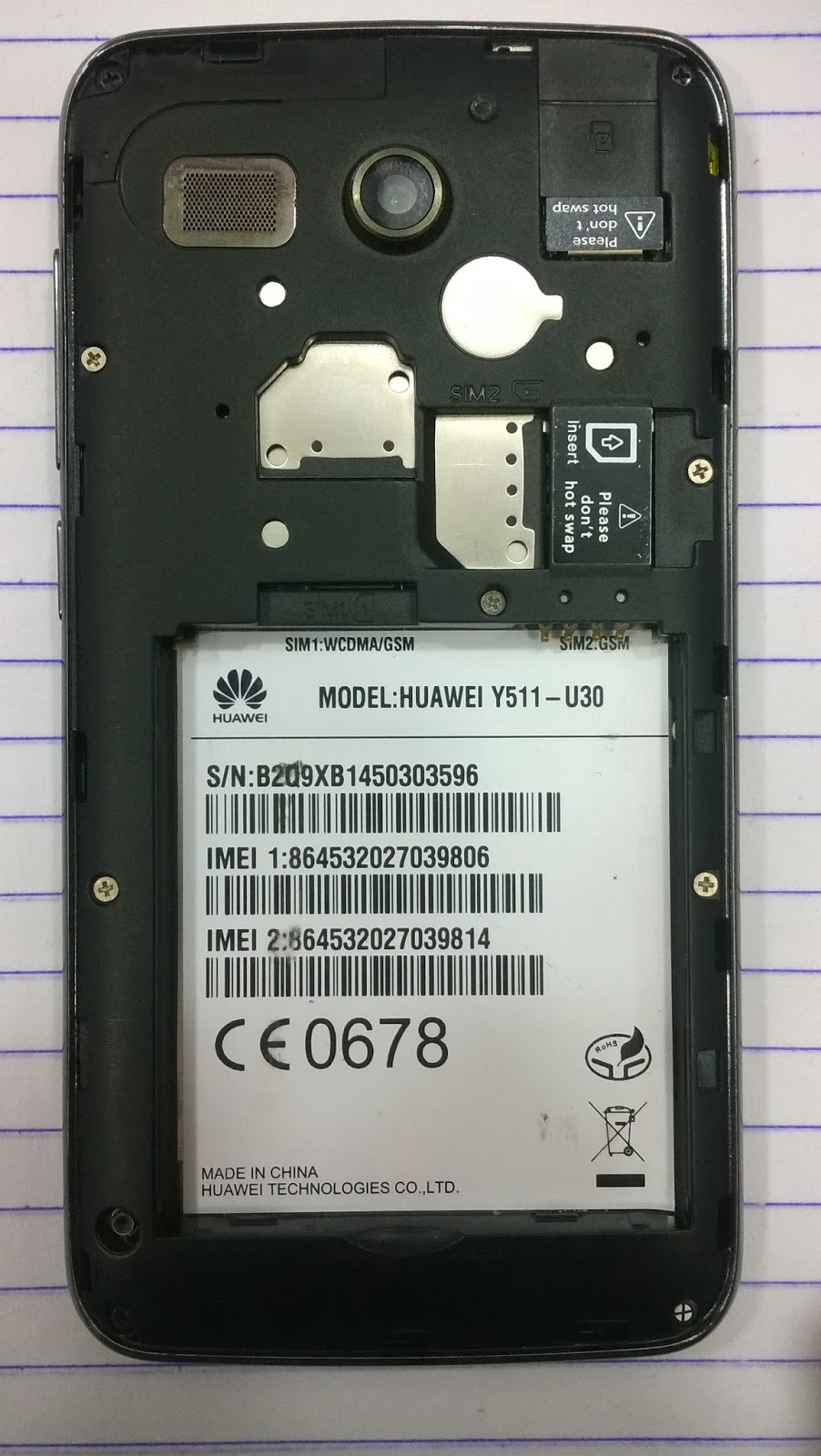 || FIRMWARE ROOM ||: HUAWEI Y511-U30 FIRMWARE FLASH FILE 100% TESTED