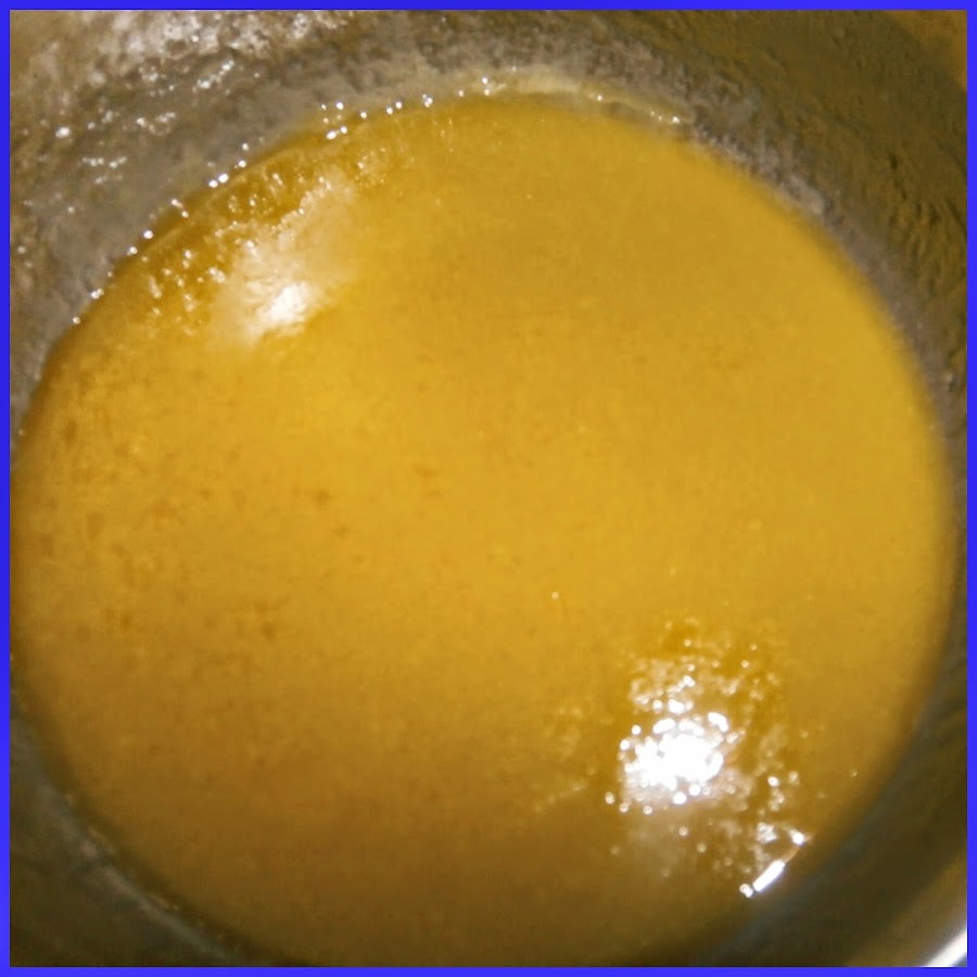 preparación de semifrío de piña con caramelo