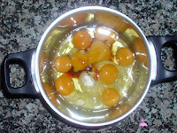 Tarta de San Marcos-yema-ingredientes para la yema