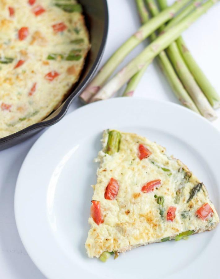 Frittata una receta rápida y fácil.