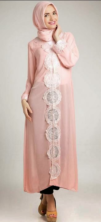 Desain Baju  Dress  Muslim Model  Terbaru 2019