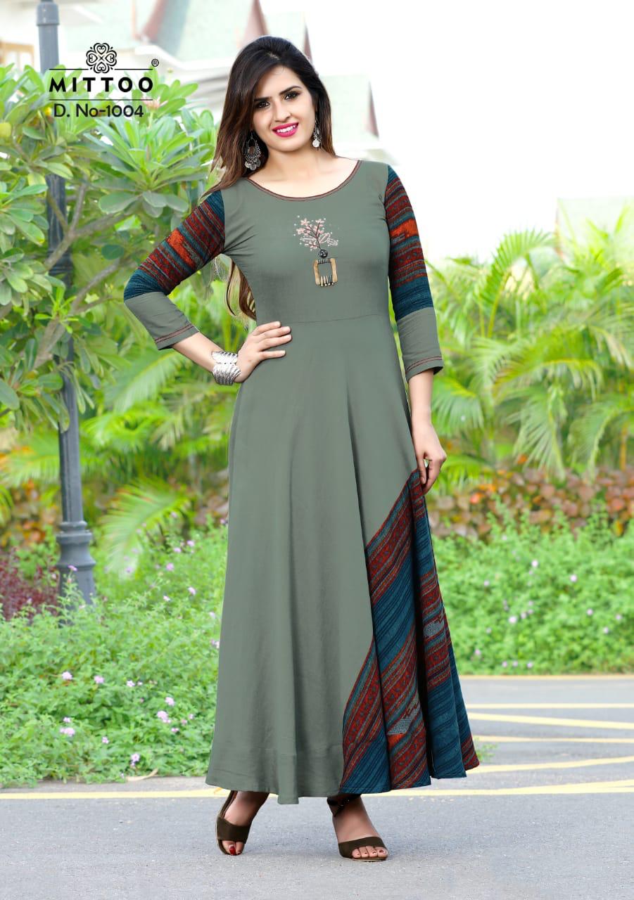 Buy Mittoo Chaahat Fancy Designer Kurtis Collection