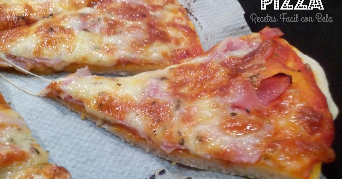 Recetas Fácil con Bela Pizza de jamón y queso / Pizza prosciutto