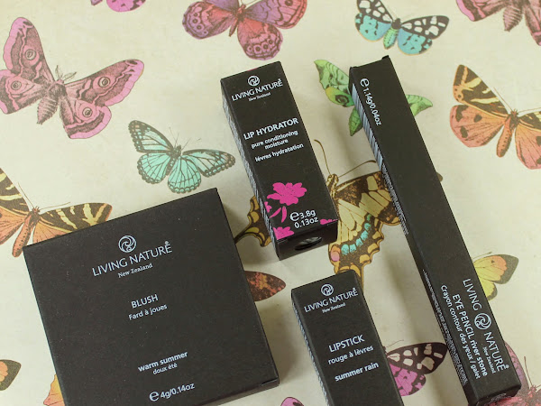 Living Nature - Summer Rain Lipstick and Lip Hydrator Swatches & Review
