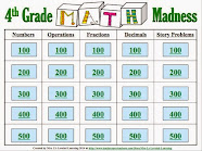 Math Madness Interactive .ppt Game!