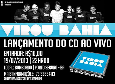 Banda Virou Bahia lança seu primeiro CD