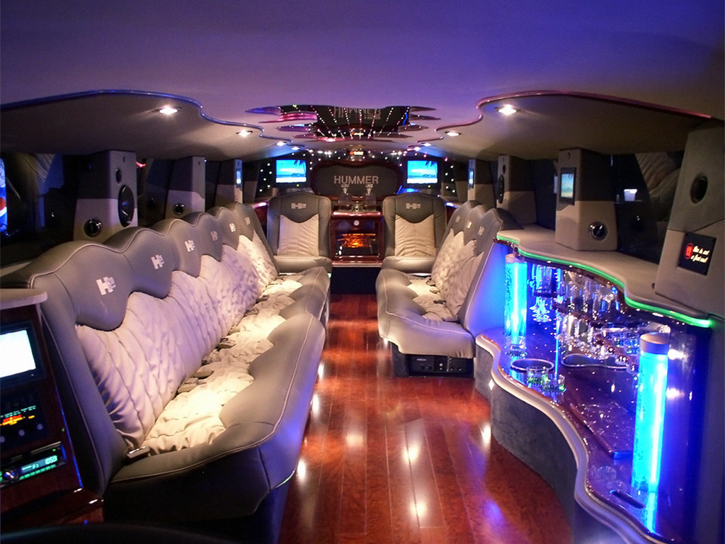 wallpaper: Hummer limo interiors
