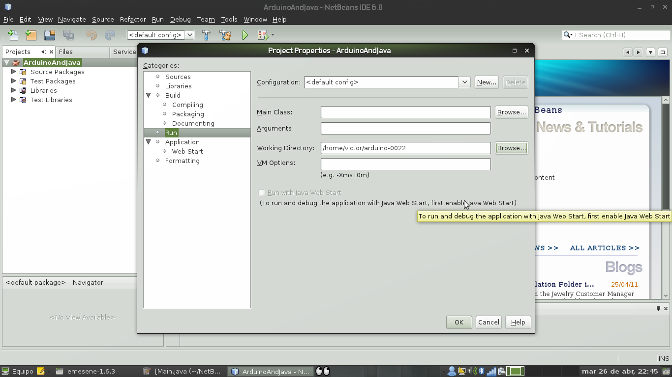 Java al maximo: Primer tutorial: Arduino desde Java
