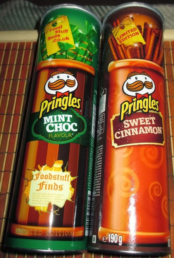 FOODSTUFF FINDS: New Pringles - Sweet Cinnamon and Mint Choc [By @cinabar]