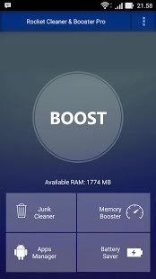 Rocket Cleaner & Booster PRO Apk v1.1.7 For Android