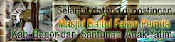 Masjid Baitul Faizin Pemda Kab. Bogor dan Santunan Anak Yatim