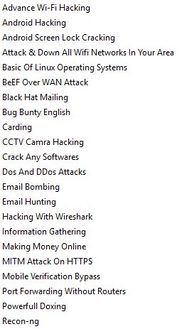 Advance black hat hacking course by dedsec 2018 download full Advance black hat hacking course by dedsec 2018 download full