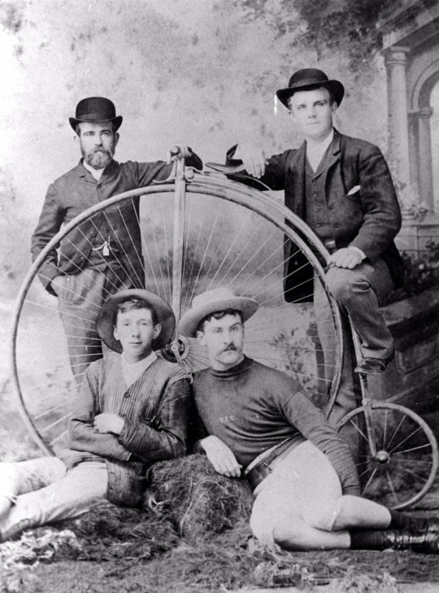 Penny Farthing  Cycling Through Time in Captivating Vintage Photographs - 74