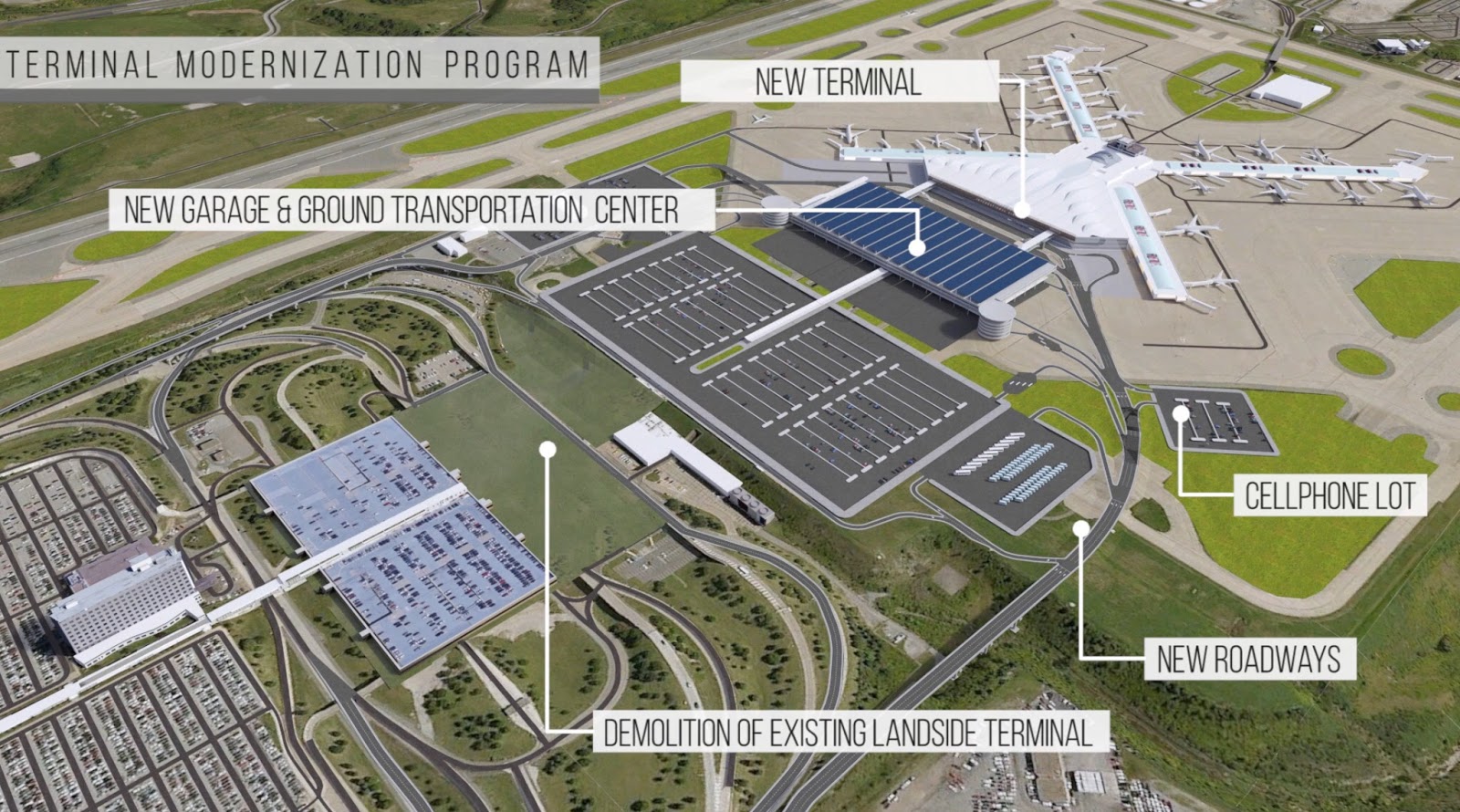 about Airport Planning PIT Transformed Terminal Modernization Program