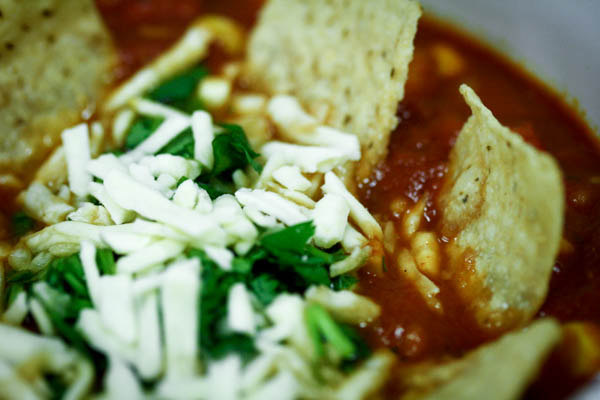Rainy Day Chicken Tortilla Soup - In the Kitchen with Honeyville