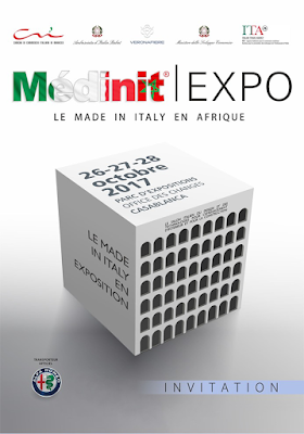 Le Salon Italien MEDINET EXPO à l'OFEC du 26 au 28 Octobre 2017