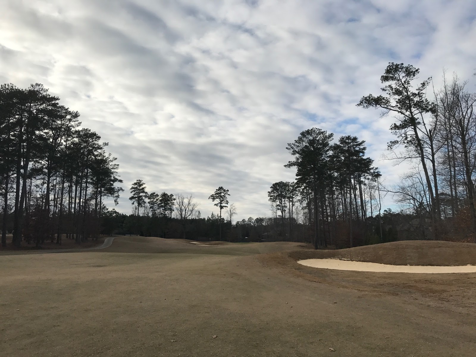 Marietta Country Club Grounds Overlook Bunkers almost finished!