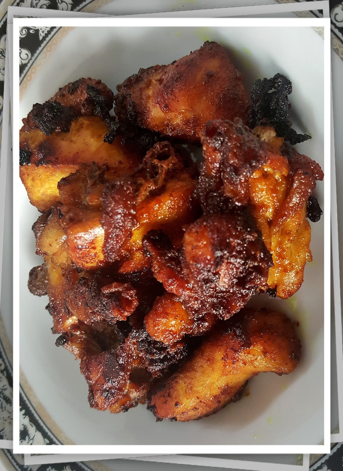 Ayam Goreng Sos Tiram (Fried Chicken with Oyster Sauce 
