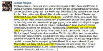 Set Penyusuan Shaklee