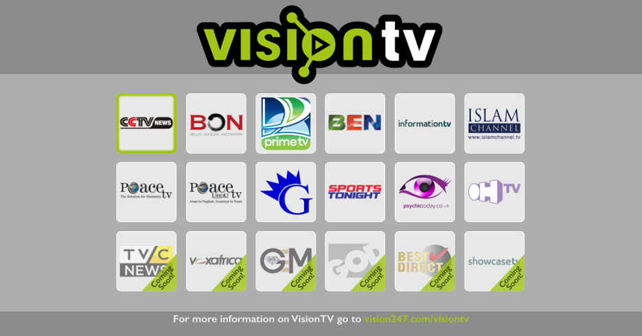 Vision TV service goes live on connected Freeview devices - a516digital