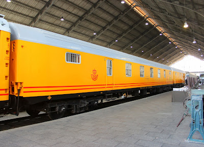 Antiguo tren de correos. Museo del Ferrocarril de Madrid