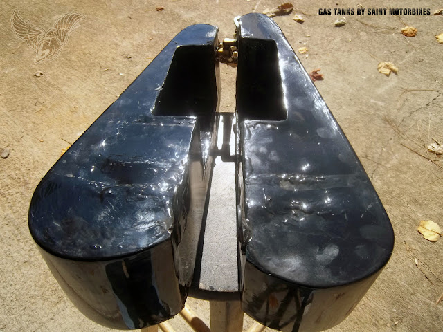 saint motorbike gas tank insides
