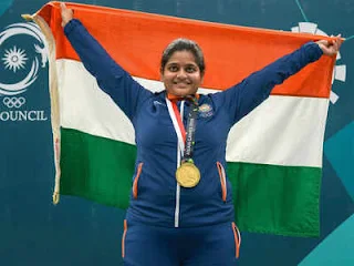 Rahi Sarnobat becomes first Indian woman to win gold medal 