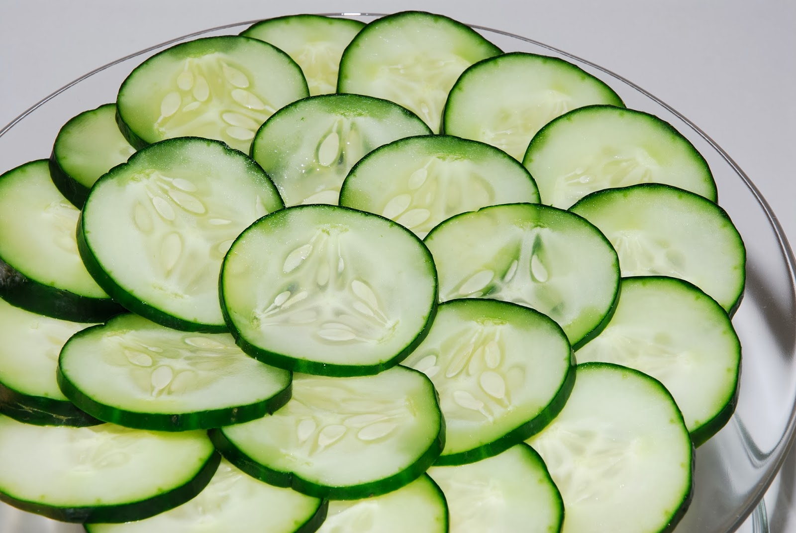 Cucumbers reduce body heat
