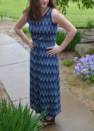 Papermoon Waters Knit Maxi Dress ~Light Blue