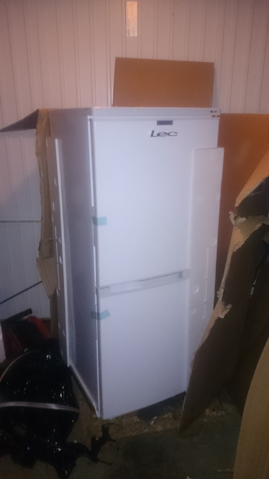 Narrowboat Ellis Sink waste and 12 volt fridgefreezer...