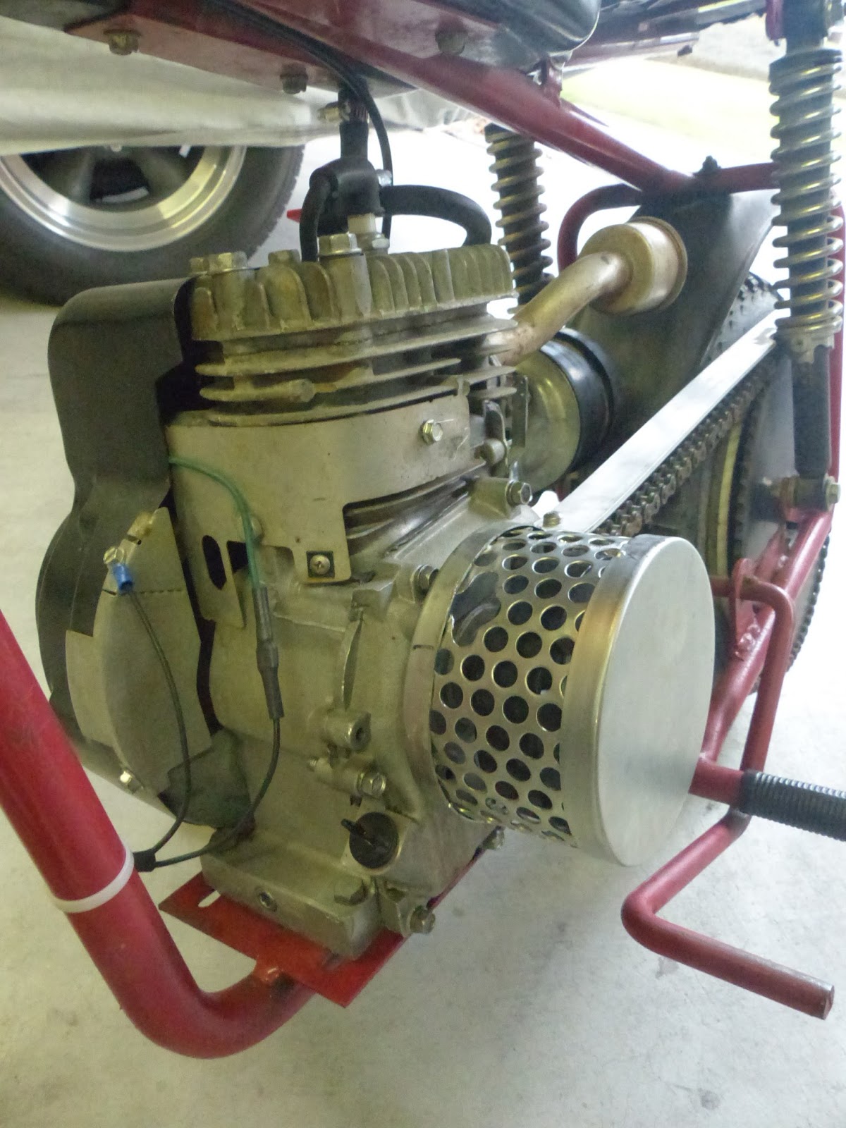 OldMotoDude: Manco mini-bike refurbished