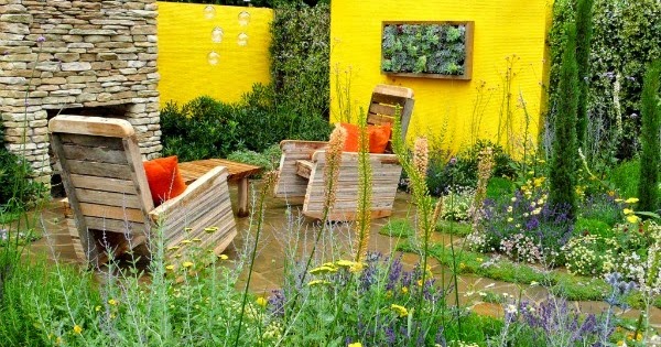 Colores para las paredes del patio o la terraza - Guia de jardin