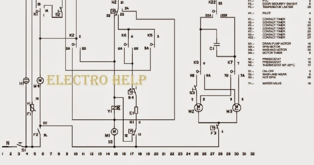 Bosch Washing Machine Wiring Diagram Yarnium