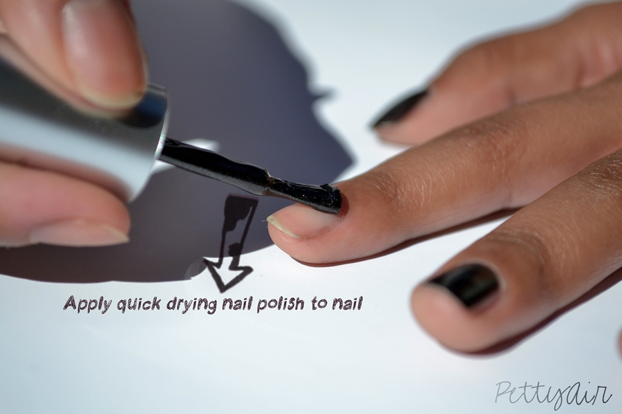 PettyAir nail polish tutorial