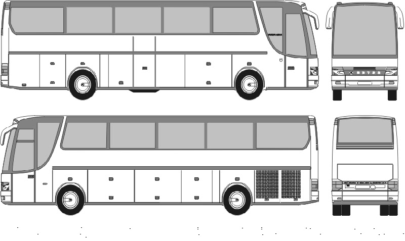Dari Garis-Garis Awal: Menggali Proses Sketsa Mobil Bus Pariwisata