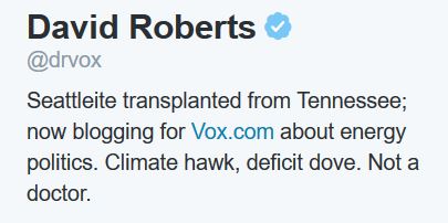 BIODIVERSIVIST: David Roberts of Vox (formerly of Grist) -- Not 