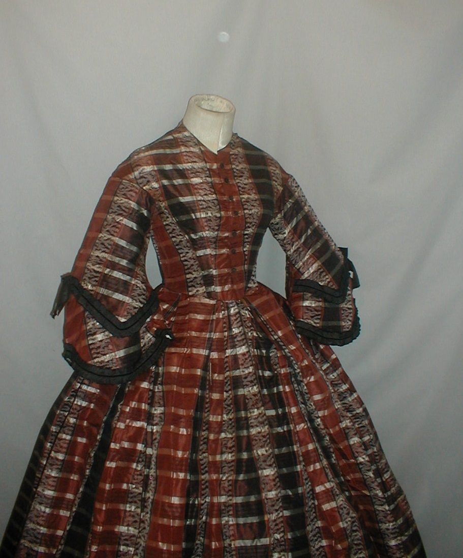All The Pretty Dresses American Civil War Era Plaid Dress
