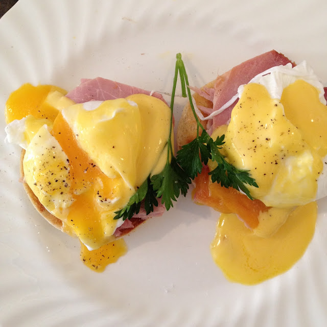 Eggs Benedict at Bettys in Harrogate 