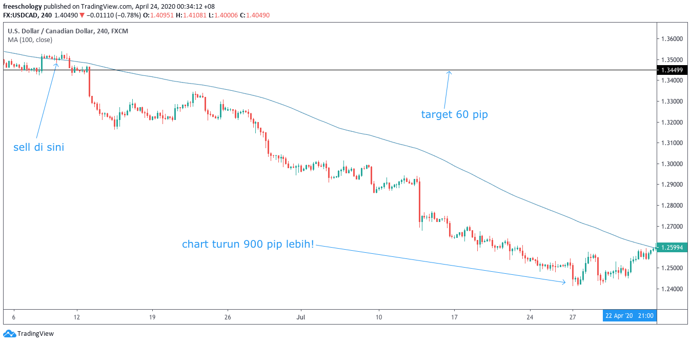 memaksimalkan profit trend following