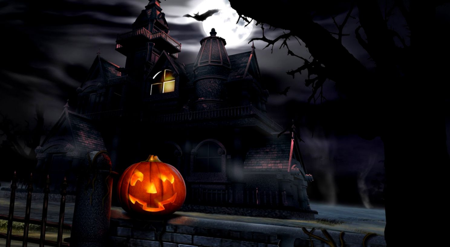 Halloween Scary Animated Desktop Wallpaper