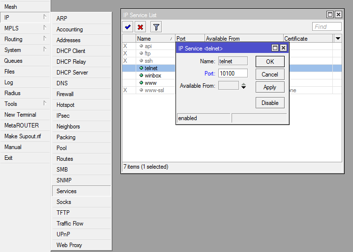Mikrotik smb
