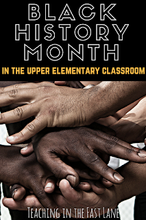 How do you teach Black History Month in an upper elementary classroom? This blog post is full of ideas! How do you teach Black History Month in an upper elementary classroom? This blog post is full of ideas!