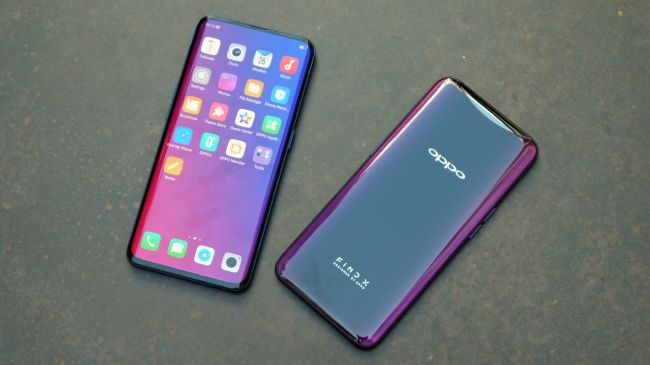 The Oppo Find X Camera-less design