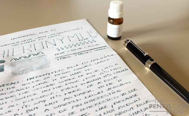 Hieronymus blue 02 ink review