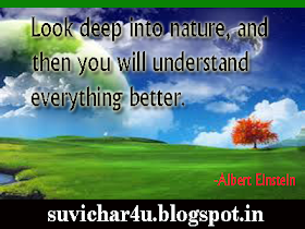 Look deep into nature, and then you will understand everything better.