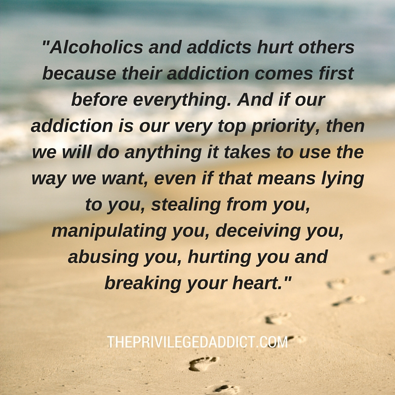 Why Alcoholics Hurt People