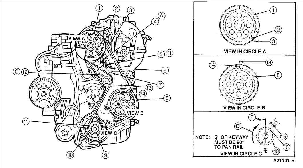 23turbo: Commentary about the Merkur XR4Ti...: Timing belt slipped